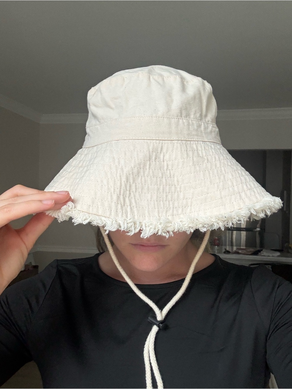 Zara Cream Bucket Hat